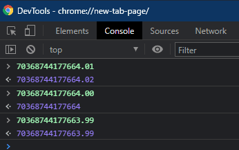 70368744177664.01 の結果が 70368744177664.02 になる
