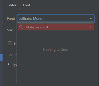Settings > Editor