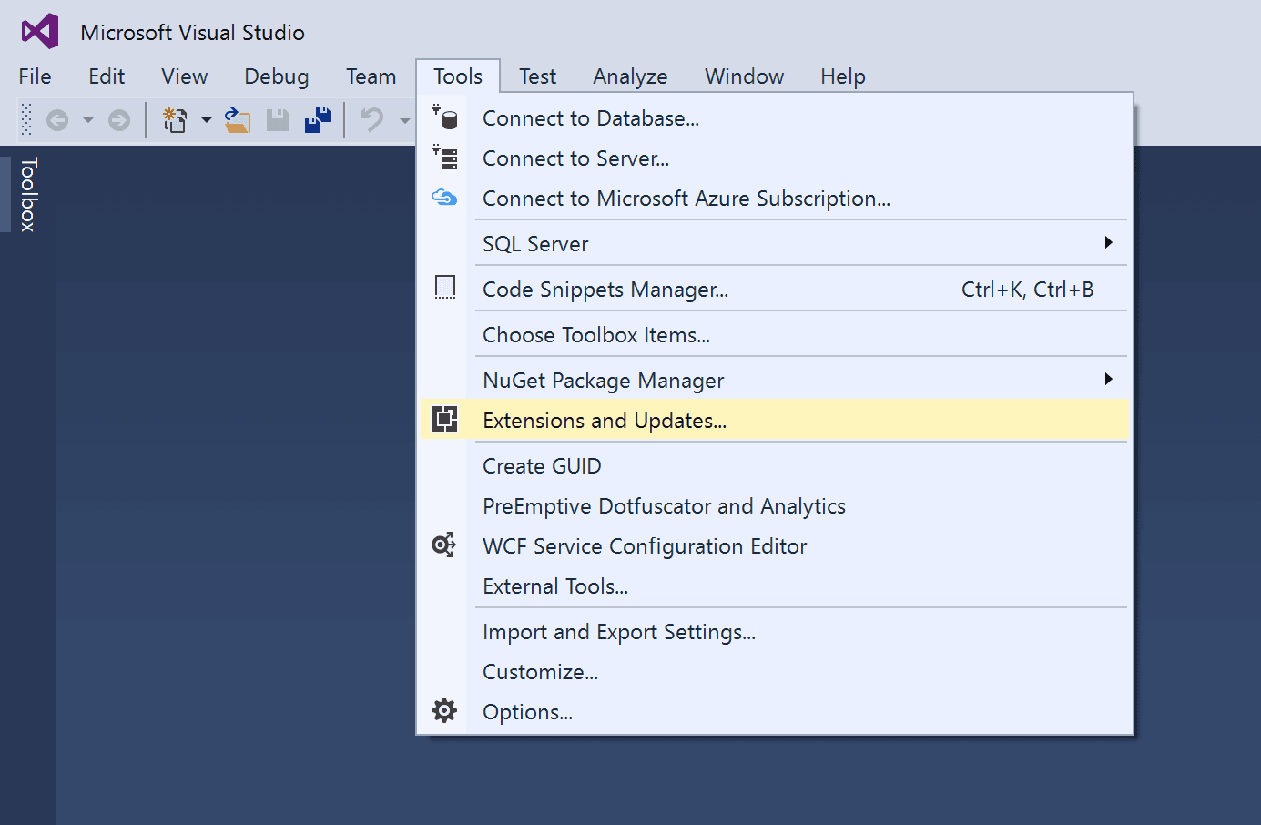 拡張機能と更新