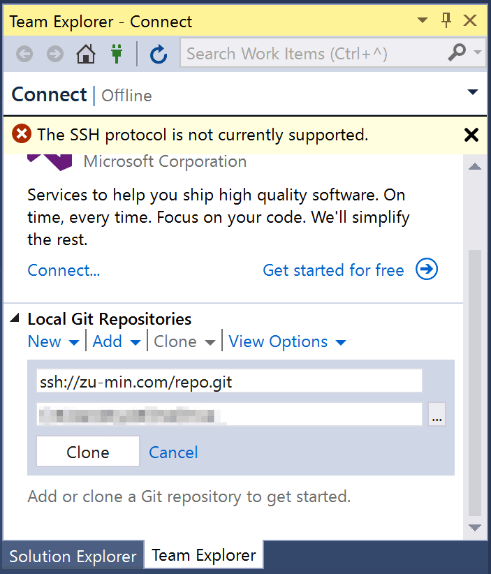 SSH は現在対応しておりません。