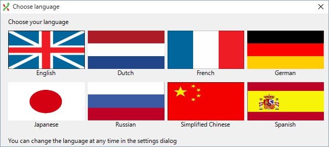 Git Extensions 言語選択